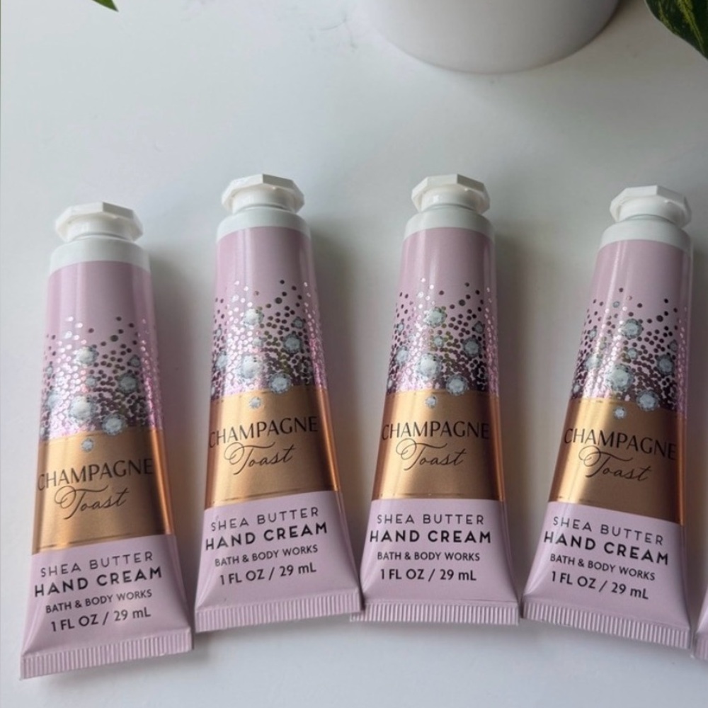 Bath & Body Works Champagne Toast Hand Cream Set of 4. NWT